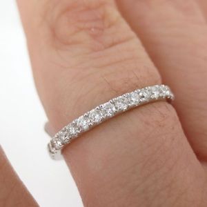 Genuine diamond eternity band with .70 cts 💍